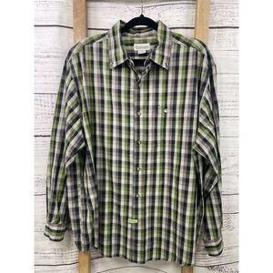 Carhartt Men's XL Plaid Long Sleeve Button-Up Shirt Multicolor Casual